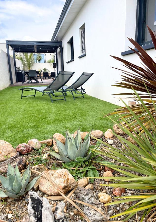 Villa Contemporaine Avec Piscine Chauffee Proche Des Plages Sauvian Экстерьер фото